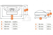 Компонентная акустика Hertz Uno K 165 Kit - 2